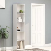 Estante Leyla de 190cm - Branco Brilhante - Design Moderno