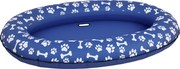 PawHut Bote Inflável para Cães Tapete Aquático Flutuante Dobrável com Alças para Cães até 40kg 155x104x25cm Azul | Aosom Portugal