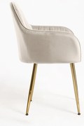 Pack 2 Cadeiras Chic Golden - Beige