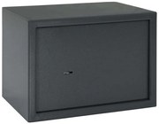 vidaXL Caixa Segura com Fechadura de Chave Cinza Escuro 25x35x25 cm Aço