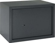 vidaXL Cofre com bloqueio Cinzento escuro 35 x 25 x 25 cm Aço