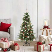 vidaXL Árvore de Natal Articulada Artificial Verde 120 cm PE e PVC