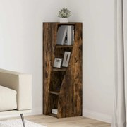 vidaXL Armário de canto Carvalho Defumado 32x32x102cm