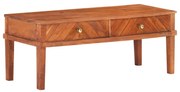 vidaXL Móvel de TV 110x40x41 cm madeira de acácia maciça