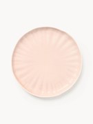 Pratos de pequeno-almoço em porcelana com relevo Sali, 4 uni.