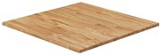 vidaXL Tampo mesa quadrado 80x80x1,5 carvalho tratado castanho-claro