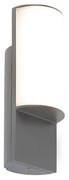 Candeeiro de parede exterior moderno cinzento escuro com LED - Harry Moderno
