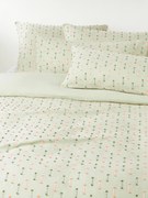 Capa de edredão em algodão Lenja verde