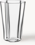 Jarra de vidro artesanal Alvar Aalto, Alt 22 cm