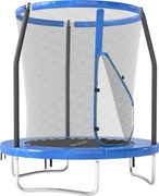 SPORTNOW Trampolim Infantil Ø183 cm, para Crianças com Rede de Segurança Barras Acolchoadas Capa de Segurança e Estrutura de Aço Azul | Aosom Portugal