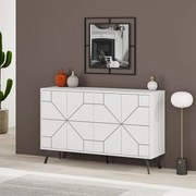 Secretária de Estudo e Estante Lima – Branco/Amarelo – Secretária: 120