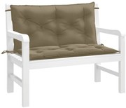 vidaXL Almofadões banco jardim 2pcs 100x50x7cm mesclado tecido