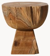 Banco em madeira de teca artesanal Arched