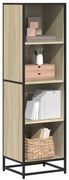 vidaXL Estante 40x35x139 cm contraplacado cor carvalho sonoma