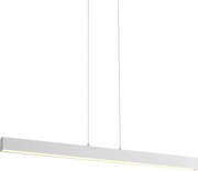 Candeeiro suspenso branco com LED regulável em 3 níveis 2700-4000K com interruptor DIP - Keane