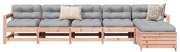 vidaXL 6 pcs conj. sofás jardim madeira abeto-de-douglas