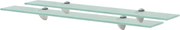 vidaXL Prateleiras flutuantes 2 pcs vidro 70x20 cm 8 mm