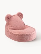 Pufe em teddy para crianças Bear