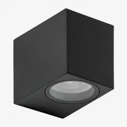 Aplique De Parede Para Exterior Em Alumínio Dolton Preto - Sklum