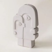 Vaso Decorativo Em Cerâmica Sevan Branco - Sklum