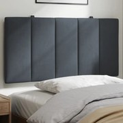 vidaXL Almofadão de cabeceira 100 cm veludo cinzento-escuro