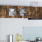 vidaXL Armário de Cozinha 2 pcs Carvalho Defumado 40 x 31 x 40 cm