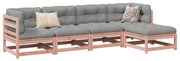 vidaXL 5 pcs conj. sofás jardim madeira abeto-de-douglas