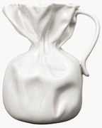 Jarra de porcelana Crumple, Alt 26 cm