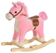 HOMCOM Cavalo de balanço para crianças acima de 36 meses Brinquedo de