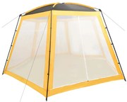 Tenda para piscina 500x433x250 cm tecido amarelo