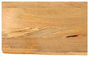 Tampo de mesa c/ borda viva 50x20x2,5 cm mangueira maciça