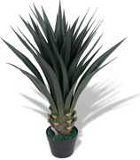 Planta iúca artificial com vaso 85 cm verde