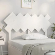 Cabeceira de cama 132x3x81 cm pinho maciço branco