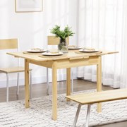 Mesa de Jantar Romeo Extensível com Laterais Abatíveis - Design Natura