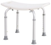 Banco de Duche Banco de Segurança para Duche com Altura Ajustável em 8
