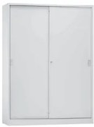 Armário de Escritório com Portas de Correr 1540x1200x420mm Cinza - Cartesius