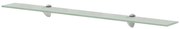 vidaXL Prateleira flutuante vidro 90x20 cm 8 mm