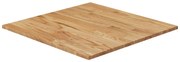 vidaXL Tampo mesa quadrado 70x70x1,5cm carvalho tratado castanho-claro