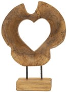 ESCULTURA HASI EM TECA RECICLADA CM 28X10X38 (PEÇAS ÚNICAS - NÃO SUBSTITUÍDAS EM SÉRIE)