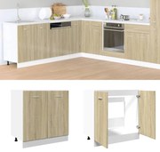 vidaXL Armário inferior “Lyon” 80x46x81,5cm  carvalho sonoma