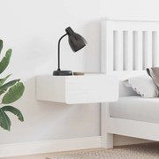 vidaXL Mesa de Cabeceira Montada na Parede Branco 39 x 34 x 16.5 cm