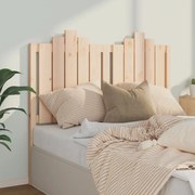 vidaXL Cabeceira de cama 126x4x110 cm pinho maciço
