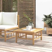 vidaXL Mesa de jardim 65x55x30 cm bambu