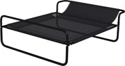 PawHut Cama Elevada para Cães Respirável para Cães Pequenos 106x81x33 cm Tecido de Textilene Encosto Inclinável Estrutur | Aosom Portugal