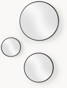Espelhos de parede redondos Ida, conjunto de 3