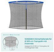 Rede de segurança para trampolim de Ø 305 cm com rede interior