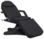 vidaXL Mesa de massagens 180x62x(86,5-118) cm preto