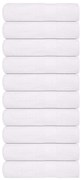 vidaXL Toalhas de mãos FROGN 10 pcs 50x100 cm 360 g/m² branco