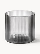 Copos artesanais com padrão em relevo Ripple, conjunto de 4