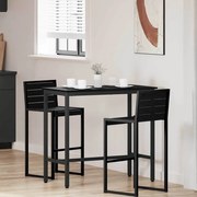 vidaXL mesa Carvalho Preto 100 x 50 x 90,5 cm